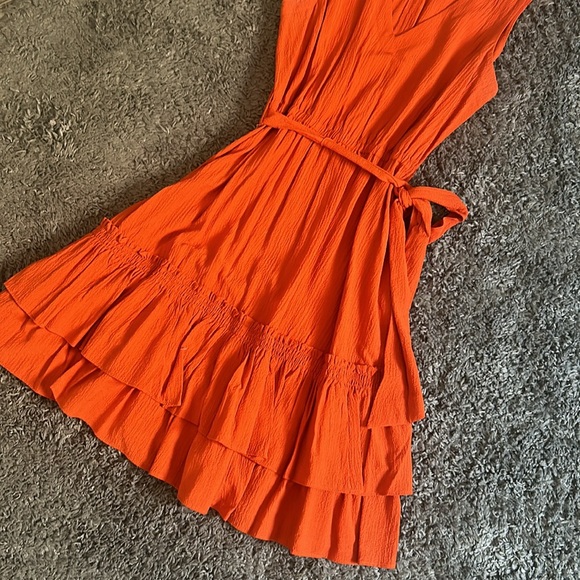 Burnt Orange Calvin Klein Dress - Picture 5 of 7